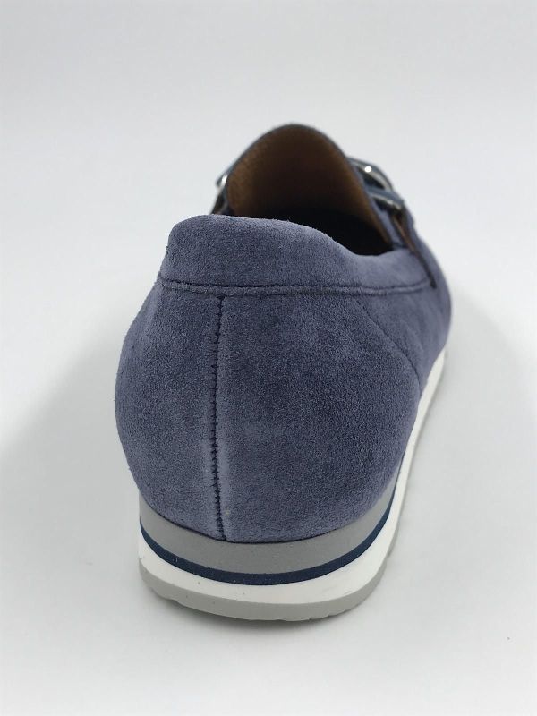 Gab dam moc suède blauw (62.415.36 dreamvelour jeans/Florenz G) - Stiletto Schoenen (Oudenaarde)