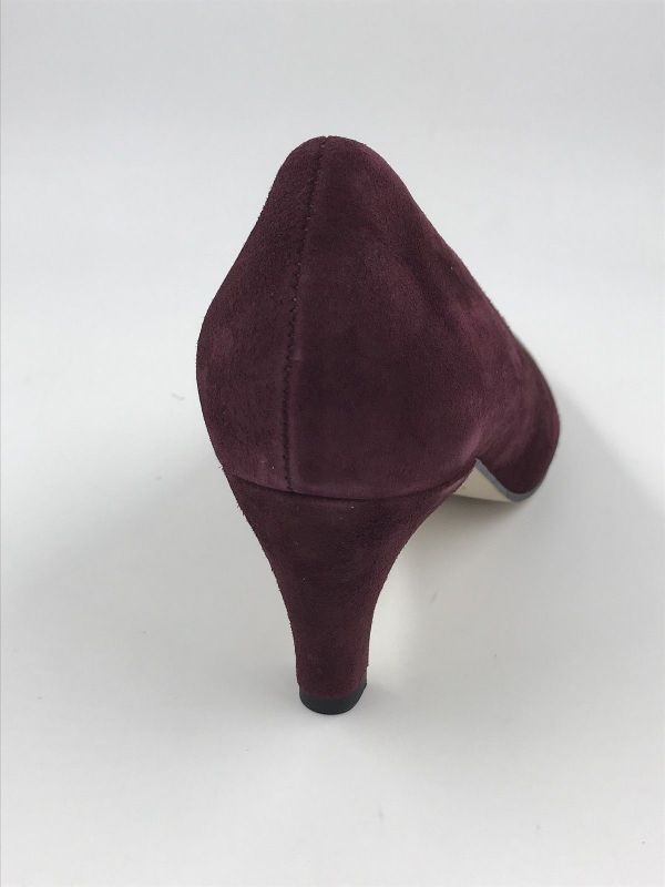 Gab dam pump led bordeaux (3014.01.1.007 samtchevreau mulberry) - Stiletto Schoenen (Oudenaarde)