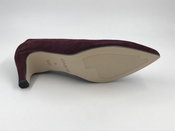 Gab dam pump led bordeaux (3014.01.1.007 samtchevreau mulberry) - Stiletto Schoenen (Oudenaarde)