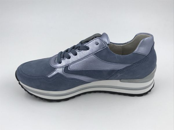 Gab dam run led blauw/zilver (86.524.26 samtchevr/metal heaven H) - Stiletto Schoenen (Oudenaarde)