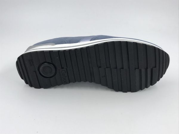 Gab dam run led blauw/zilver (86.524.26 samtchevr/metal heaven H) - Stiletto Schoenen (Oudenaarde)