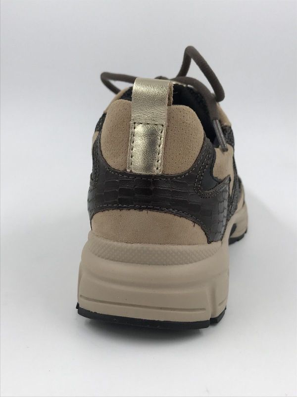 Gab dam run led multi (6005.01.007 mesh/vel/met/miniP black brown sand) - Stiletto Schoenen (Oudenaarde)