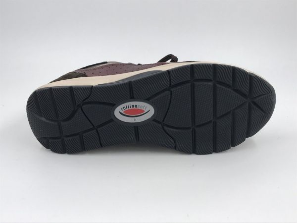 Gab dam run rolling led bordeaux (0106.01.016 rolling perlato/samtchevr noce/mocca kombi) - Stiletto Schoenen (Oudenaarde)