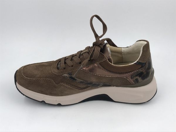 Gab dam run rolling suède whisky (0103.01.012 rolling dreamvel kombi whisky) - Stiletto Schoenen (Oudenaarde)
