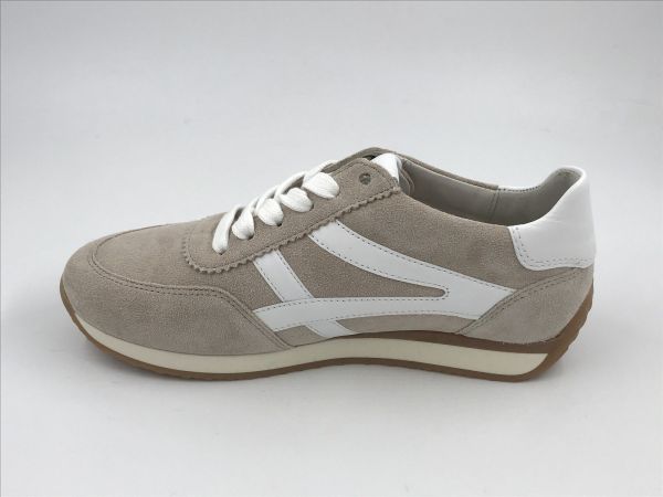 Gab dam run suède/led beige/wit (86.556.33 dreamvelour/nappa oasi/wit H) - Stiletto Schoenen (Oudenaarde)