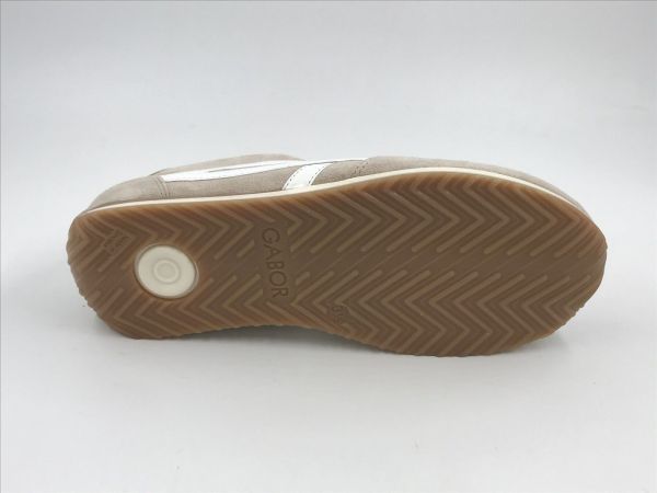 Gab dam run suède/led beige/wit (86.556.33 dreamvelour/nappa oasi/wit H) - Stiletto Schoenen (Oudenaarde)