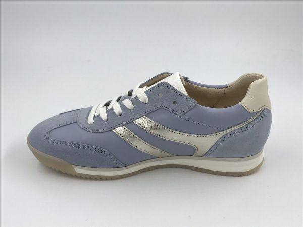 Gab dam run suède/led blauw (86.430.16 velour/chiffon sky kombi G) - Stiletto Schoenen (Oudenaarde)