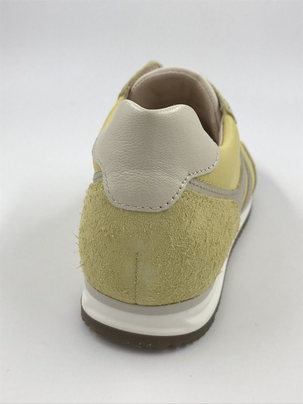 Gab dam run suède/led geel (86.430.13 velour/nappa yellow combi G) - Stiletto Schoenen (Oudenaarde)