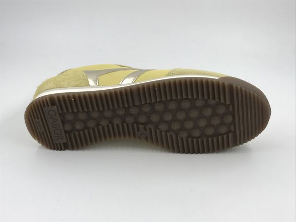 Gab dam run suède/led geel (86.430.13 velour/nappa yellow combi G) - Stiletto Schoenen (Oudenaarde)