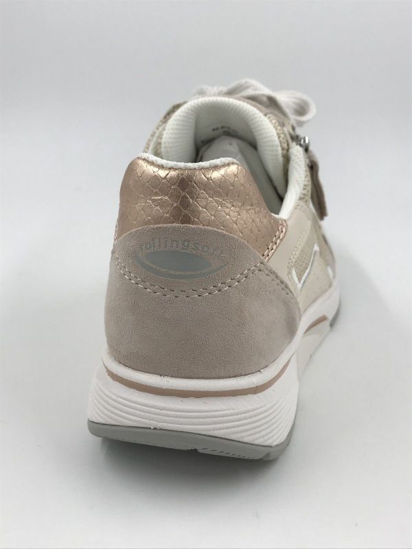 Gab dam runner rolling mesh/led ecru/bei (86.878.33 vel/mesh/nappa oasi/ivory rolling) - Stiletto Schoenen (Oudenaarde)