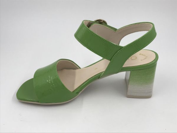 Gab dam sand lakled groen (41.700.99 leest F softino lack green) - Stiletto Schoenen (Oudenaarde)