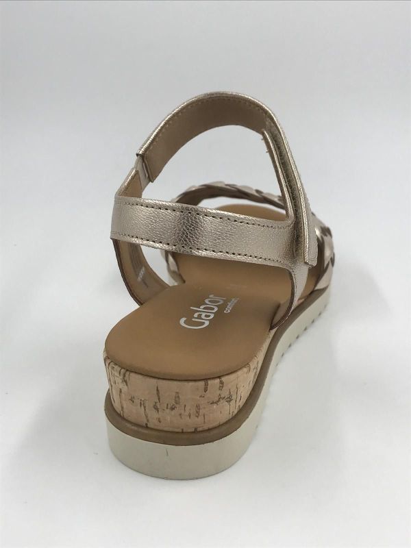 Gab dam sand led metallic platino (62.759.89 idra metallic platino/Genua G) - Stiletto Schoenen (Oudenaarde)