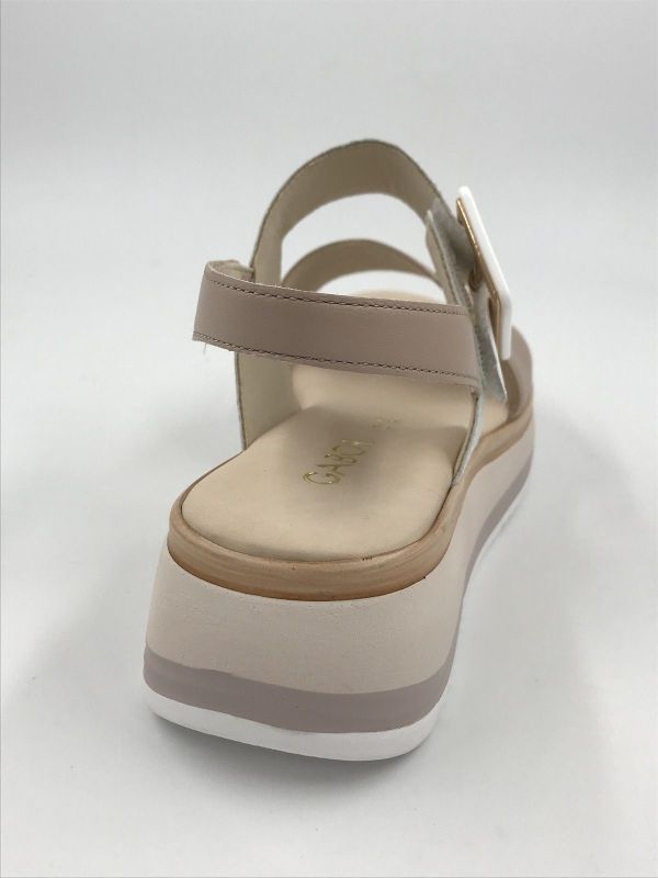 Gab dam sand led roze/wit (82.744.58 chiffon/nappa rose/wit G) - Stiletto Schoenen (Oudenaarde)