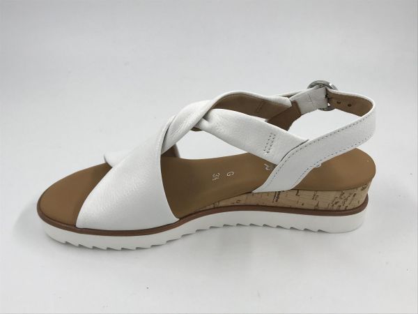 Gab dam sand led wit (82.751.50 cervo wit G) - Stiletto Schoenen (Oudenaarde)