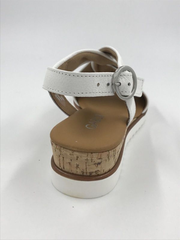 Gab dam sand led wit (82.751.50 cervo wit G) - Stiletto Schoenen (Oudenaarde)