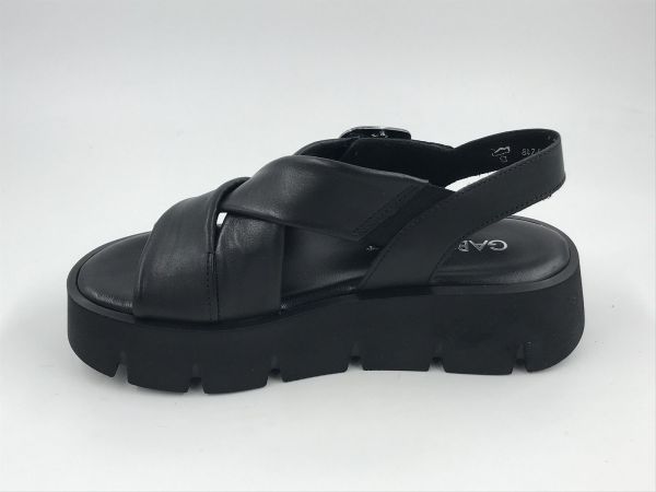 Gab dam sand led zwart (84.752.27 foulardcalf zwart F) - Stiletto Schoenen (Oudenaarde)