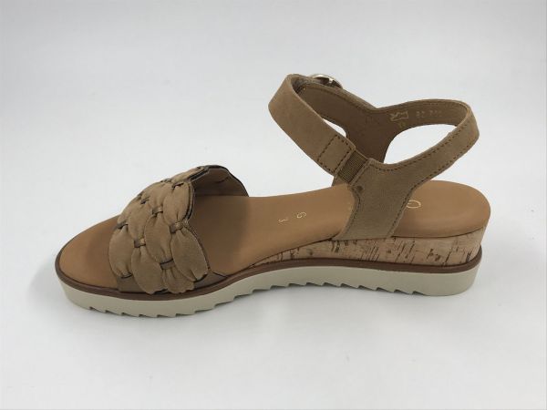 Gab dam sand suède camel (82.758.85 samtch/metal sattel G) - Stiletto Schoenen (Oudenaarde)