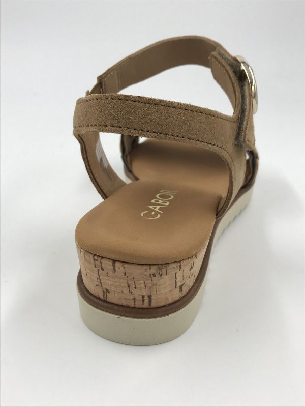 Gab dam sand suède camel (82.758.85 samtch/metal sattel G) - Stiletto Schoenen (Oudenaarde)