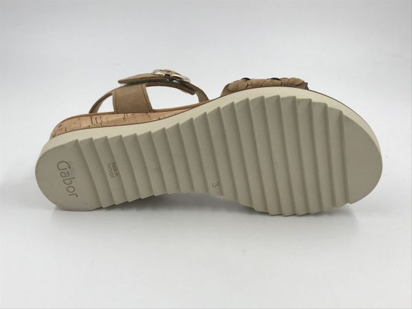 Gab dam sand suède camel (82.758.85 samtch/metal sattel G) - Stiletto Schoenen (Oudenaarde)