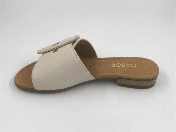 Gab dam slipper led crème (82.791.52 cervo crème G) - Stiletto Schoenen (Oudenaarde)