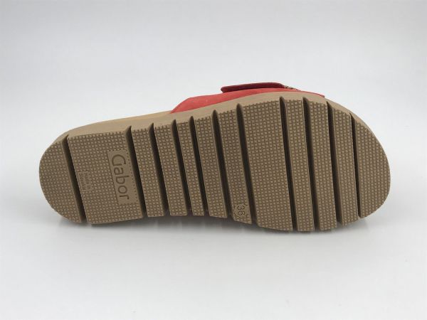 Gab dam slipper suède oranje (83.742.15 dreamvelour chilli F) - Stiletto Schoenen (Oudenaarde)