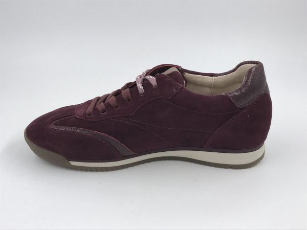 Gab dam sneaker led bordeaux (6025.02.002 samtch/cobra/cervo mulberry/dark rose) - Stiletto Schoenen (Oudenaarde)