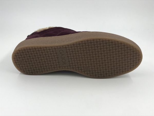 Gab dam sneaker suède bordeaux (6024.01.005 dreamv/fell HT/met mulberry/sand G) - Stiletto Schoenen (Oudenaarde)
