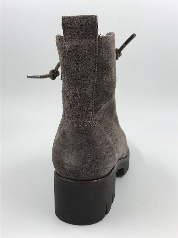 Gab2 dam bot suède taupe (8018.02.007 dreamvelour flausch, taupe la strass) - Stiletto Schoenen (Oudenaarde)