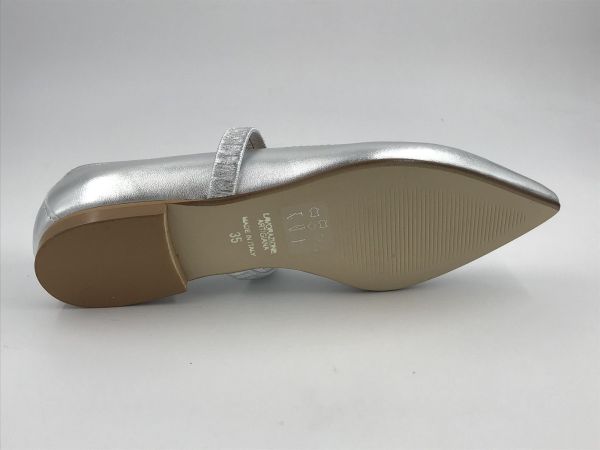 Pisati dam bal led metallic zilver (B018 laminato argenta) - Stiletto Schoenen (Oudenaarde)