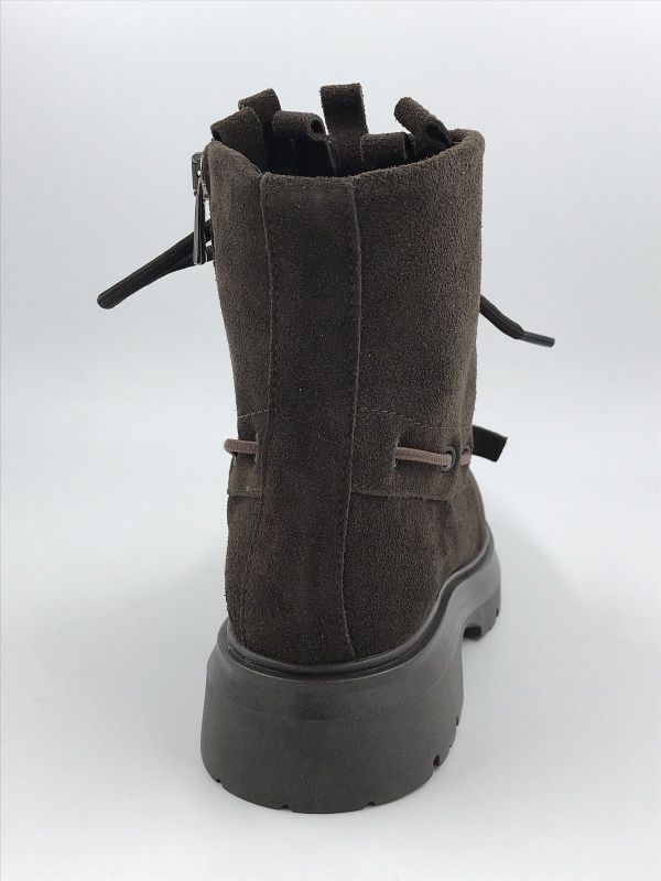 Pisati dam bott suède bruin (B101 crosta Moro) - Stiletto Schoenen (Oudenaarde)