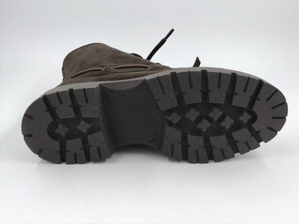 Pisati dam bott suède bruin (B101 crosta Moro) - Stiletto Schoenen (Oudenaarde)