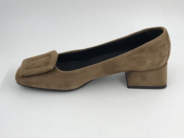 Pisati dam dec suède camel (hollie camoscio sella) - Stiletto Schoenen (Oudenaarde)