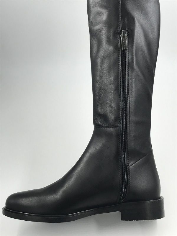 Pisati dam LLaars knie led zwart (samantha nappa/eco nero) - Stiletto Schoenen (Oudenaarde)