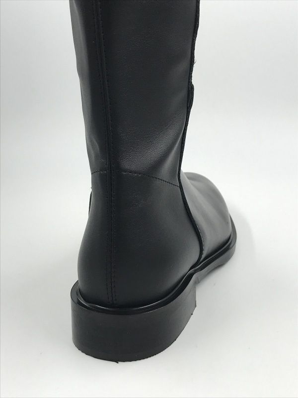 Pisati dam LLaars knie led zwart (samantha nappa/eco nero) - Stiletto Schoenen (Oudenaarde)