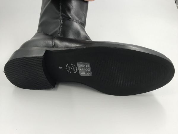 Pisati dam LLaars knie led zwart (samantha nappa/eco nero) - Stiletto Schoenen (Oudenaarde)