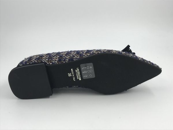 Pisati dam loafer blauw/bruin (skye lurex/cam blu brw) - Stiletto Schoenen (Oudenaarde)