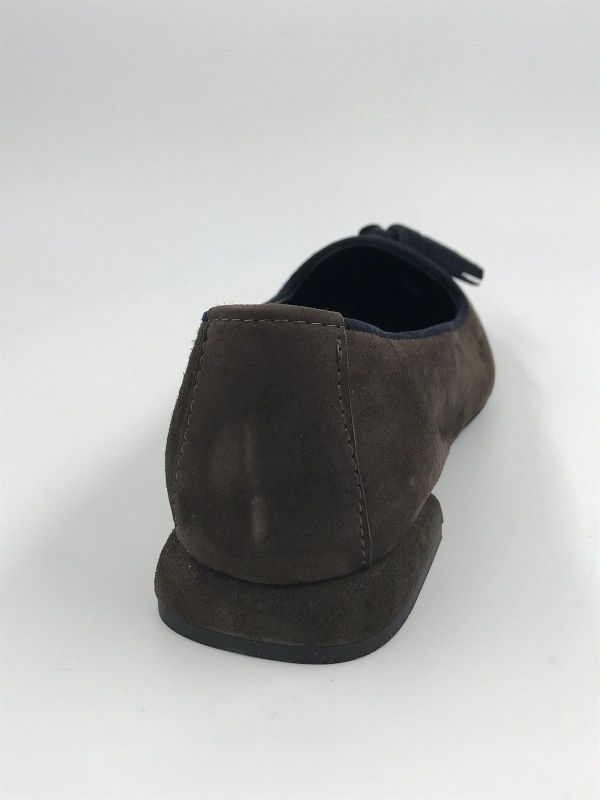 Pisati dam moc suède bruin/blauw (skye camoscio moro/blu) - Stiletto Schoenen (Oudenaarde)