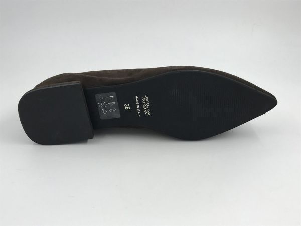 Pisati dam moc suède bruin/blauw (skye camoscio moro/blu) - Stiletto Schoenen (Oudenaarde)