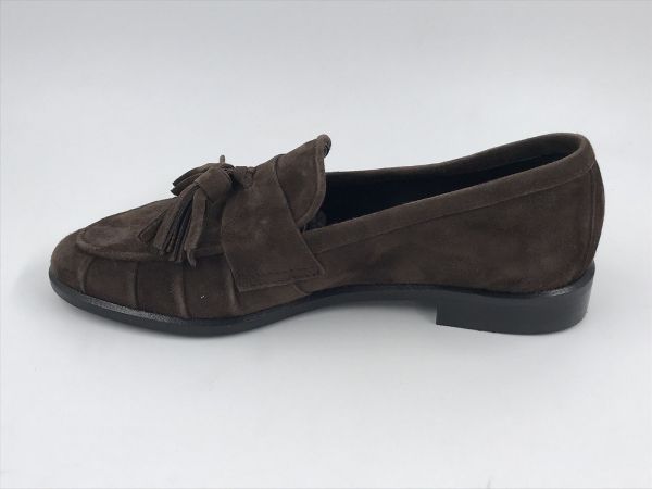 Pisati dam moc suède bruin (maddalena camoscio muffin) - Stiletto Schoenen (Oudenaarde)