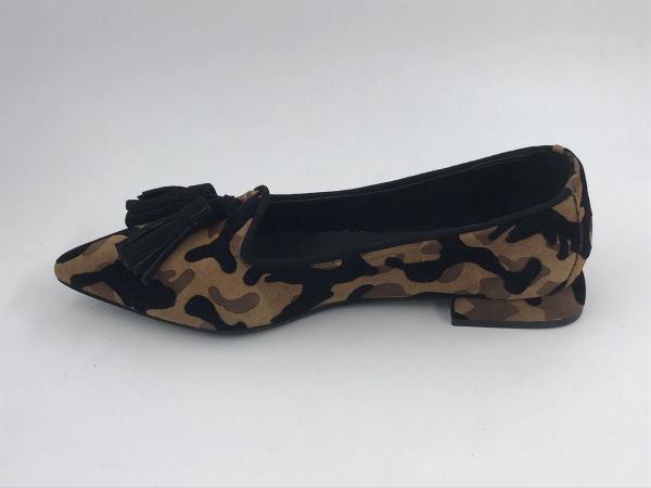 Pisati dam moc suède zwart/tabak (skye velmix cuero/cam nero) - Stiletto Schoenen (Oudenaarde)