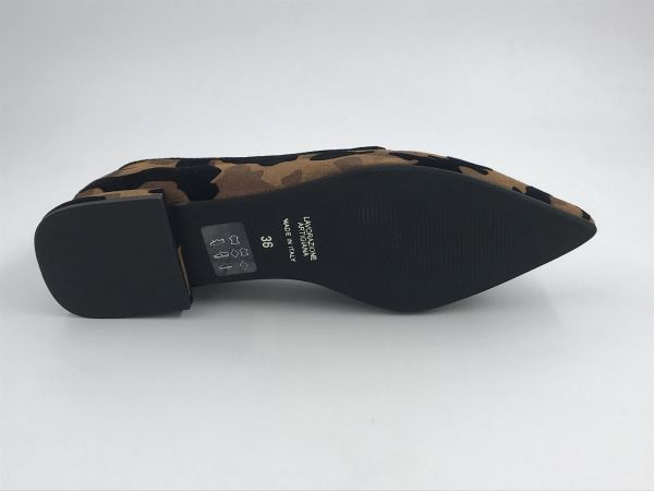 Pisati dam moc suède zwart/tabak (skye velmix cuero/cam nero) - Stiletto Schoenen (Oudenaarde)