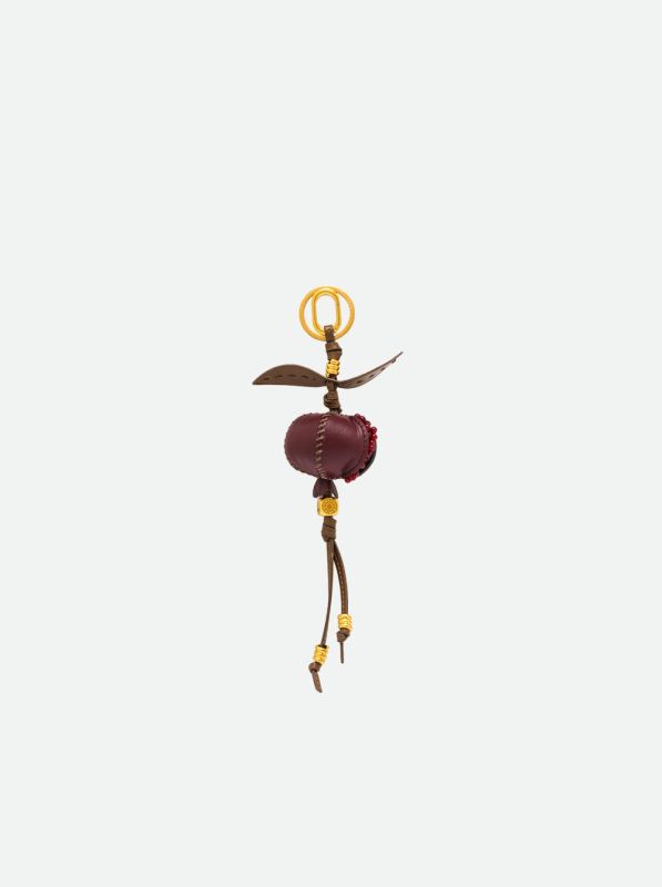Gianni Chia bagcharm bruin (charm/PC pomegranate10 chocolate) - Stiletto Schoenen (Oudenaarde)