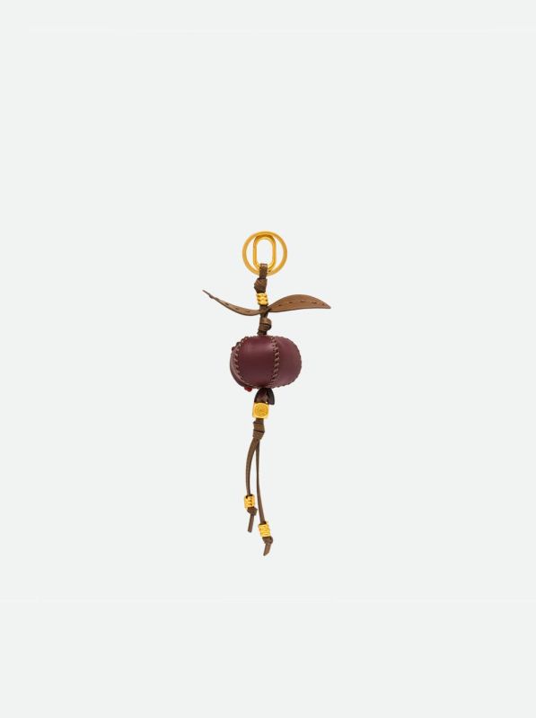 Gianni Chia bagcharm bruin (charm/PC pomegranate10 chocolate) - Stiletto Schoenen (Oudenaarde)