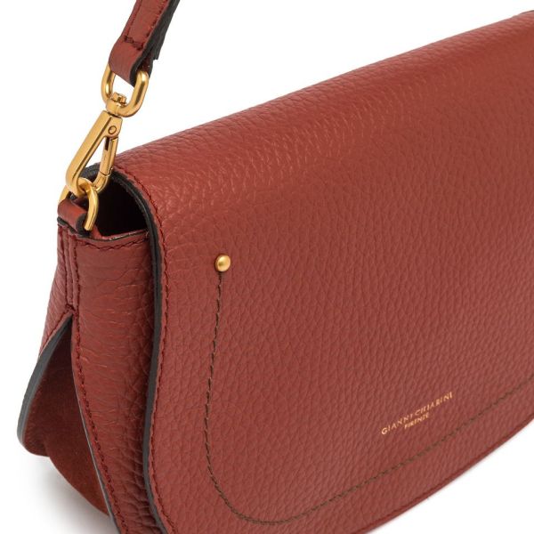 Gianni Chia handtas brick red (Olga/BS11495-14049 brick red) - Stiletto Schoenen (Oudenaarde)