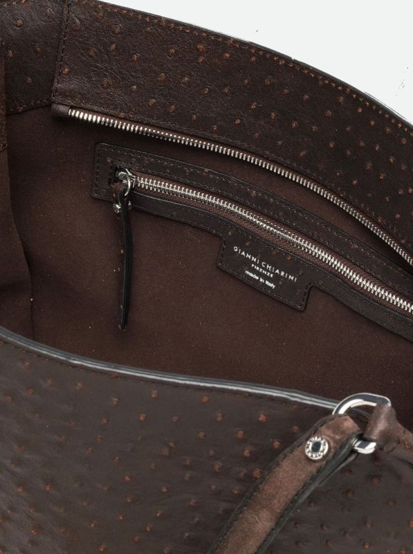 Gianni Chia handtas bruin (Bloom/BS12736 espresso) - Stiletto Schoenen (Oudenaarde)