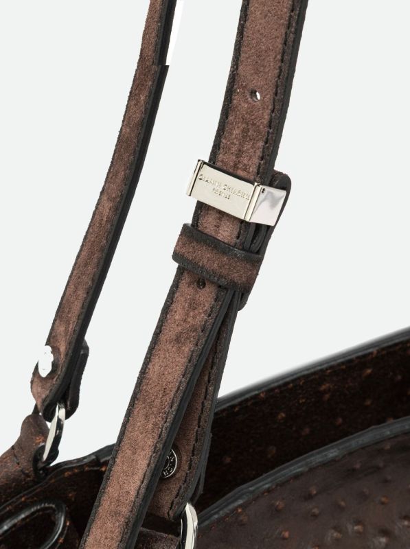 Gianni Chia handtas bruin (Bloom/BS12736 espresso) - Stiletto Schoenen (Oudenaarde)