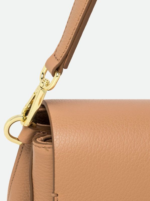 Gianni Chia handtas caramel (Helena round BS 6037 COMM GRN NAOP clay) - Stiletto Schoenen (Oudenaarde)