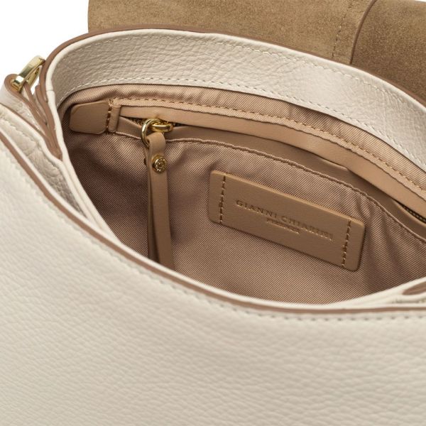 Gianni Chia handtas ecru (Helena round BS 6036 COMM GRN NAOP 3890 marble) - Stiletto Schoenen (Oudenaarde)