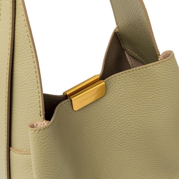 Gianni Chia handtas groen (Jo BS 11990 COMM GRN 14366 willow) - Stiletto Schoenen (Oudenaarde)