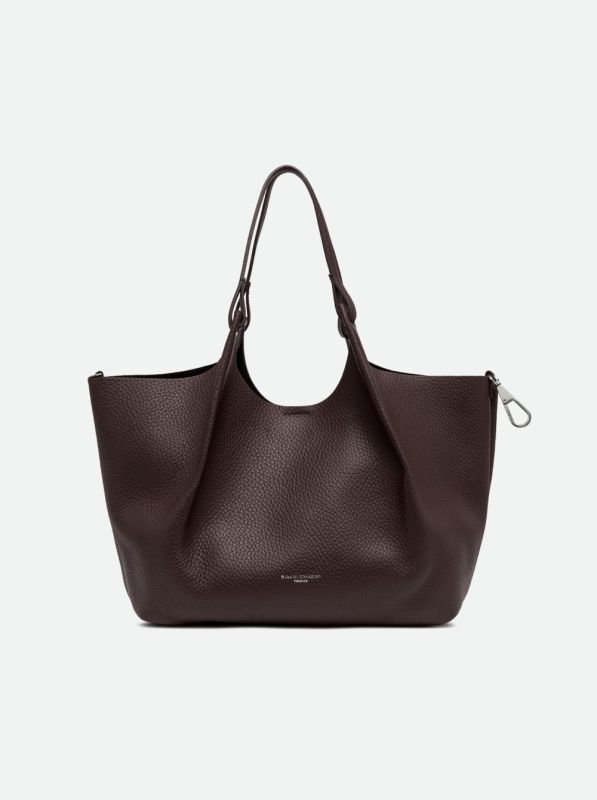 Gianni Chia handtas led bruin (Dua/BS 9720 espresso) - Stiletto Schoenen (Oudenaarde)